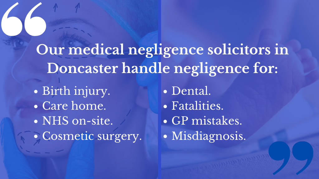 Medical Negligence Solicitors in Doncaster to help you make a claim