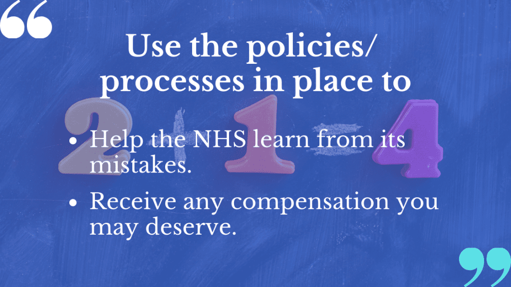 Clinical negligence complaints can be made with a mind of compensation and a better service.